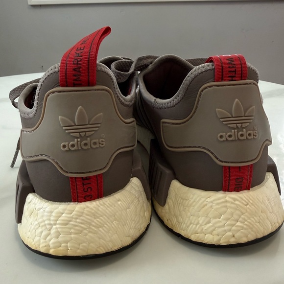 Adidas Men's Brown and Red Sneakers - Picture 4 of 10